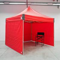 Popup shelter and directors chair