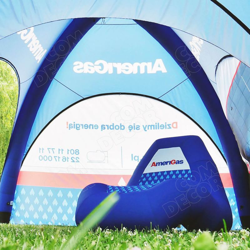 Inflatable tent and outdoor seat