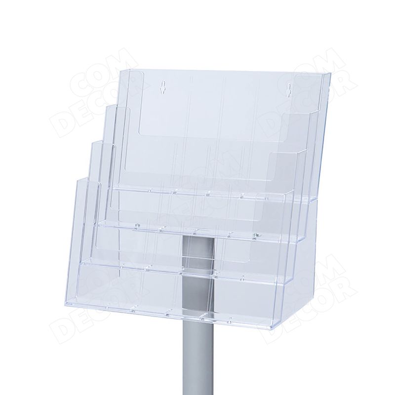 Leaflet holder for A4 catalogues