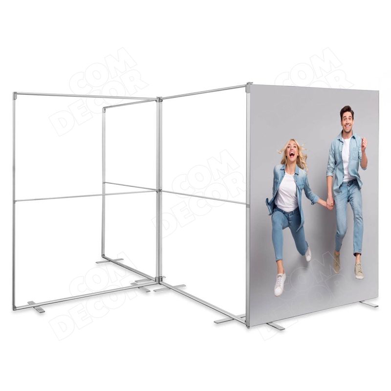Reusable exhibition booth and accessories