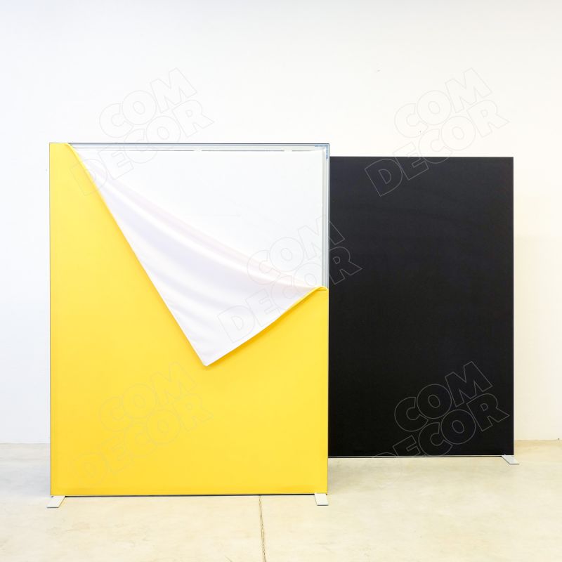 Room dividers with sound dampening panel